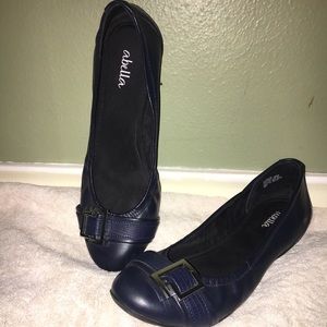Abella blue flats